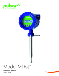 Thumbnail of document Manual - Mdot Insertion Mass Flow Meter